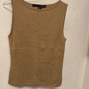 Vintage cashmere gold top